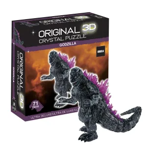 , Godzilla Roars, Deluxe 3D Crystal Puzzle, Ages 12 And Up