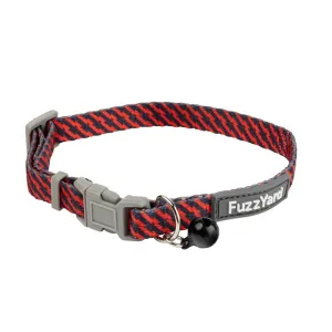 15% OFF: FuzzYard Cat Collar (Tabbytooth Red/Navy)