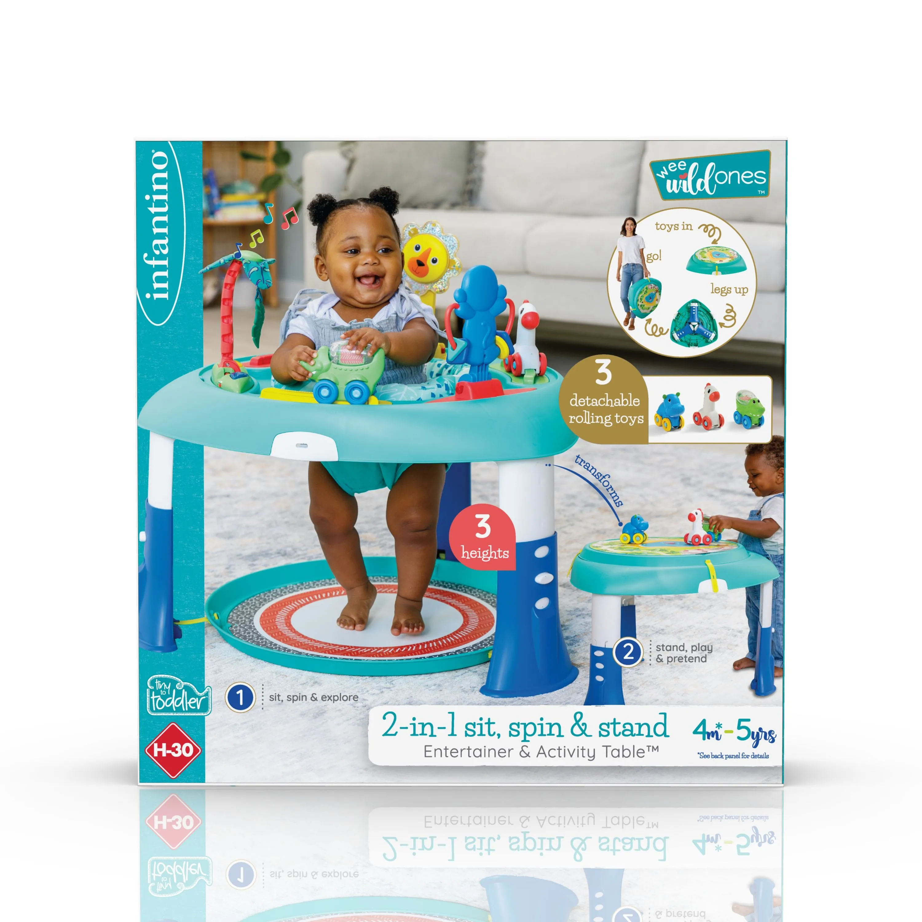 2-in-1  Sit, Spin & Stand Entertainer & Activity Table™