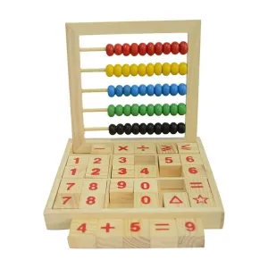 3  Multi Color Wooden Abacus Maths Games- F47-72-13