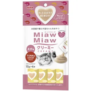 Aixia Miaw Miaw Creamy Tuna & Shrimp Cat Treat 60g