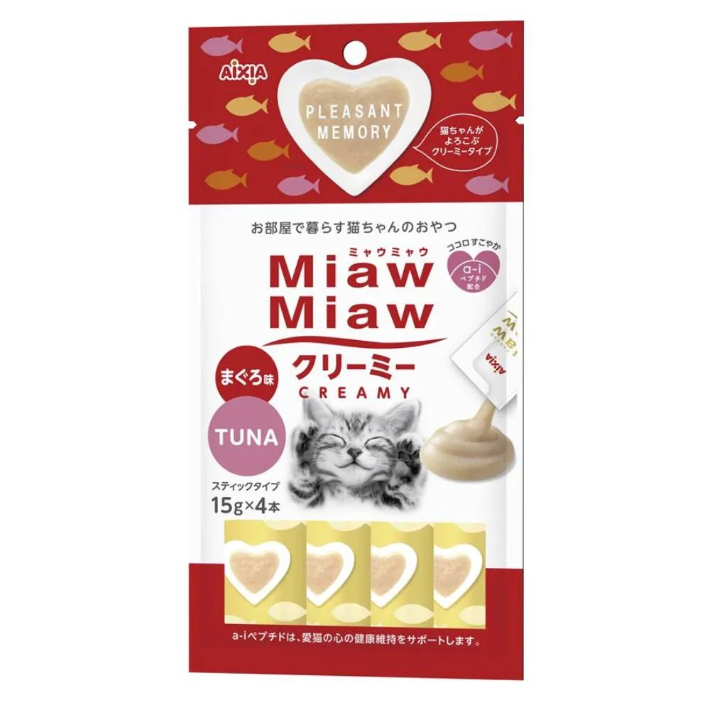 Aixia Miaw Miaw Creamy Tuna Flavor 15g x 4 (MMCM1)