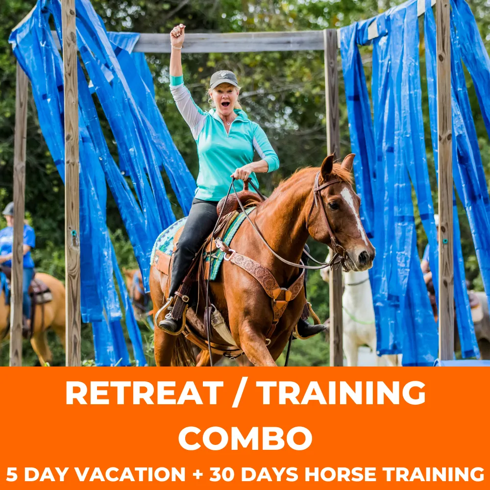 All-Inclusive Retreat For 2 PLUS 30 Days Of Horse Training For 2 Horses (Or 1 Horse For 60 Days)!!