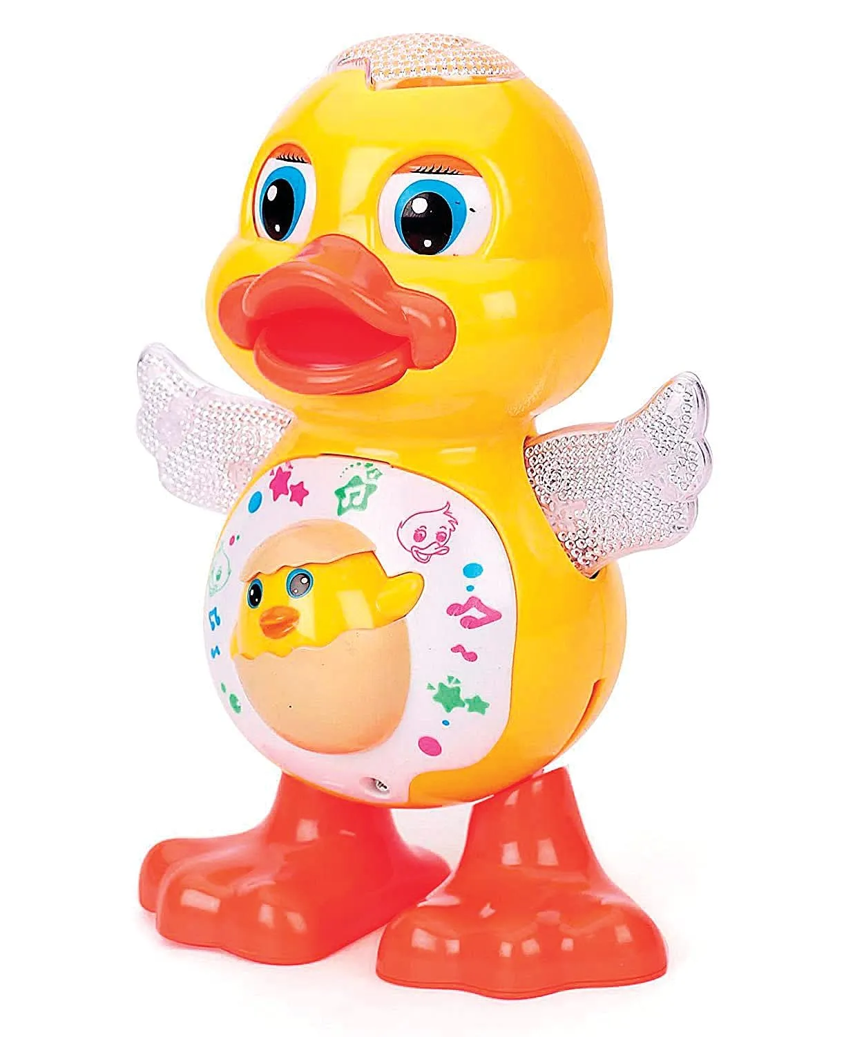 Amisha Gift Gallery Dancing Duck Toy with Vibrant Light Effect & Musial Sound | Best Dancing Toy Gifts/Toddlers/Babies/Girls/Boys | Yellow Color,