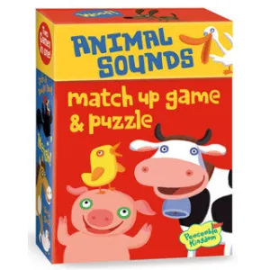 Animal Sounds Match Up Game & Puzzle