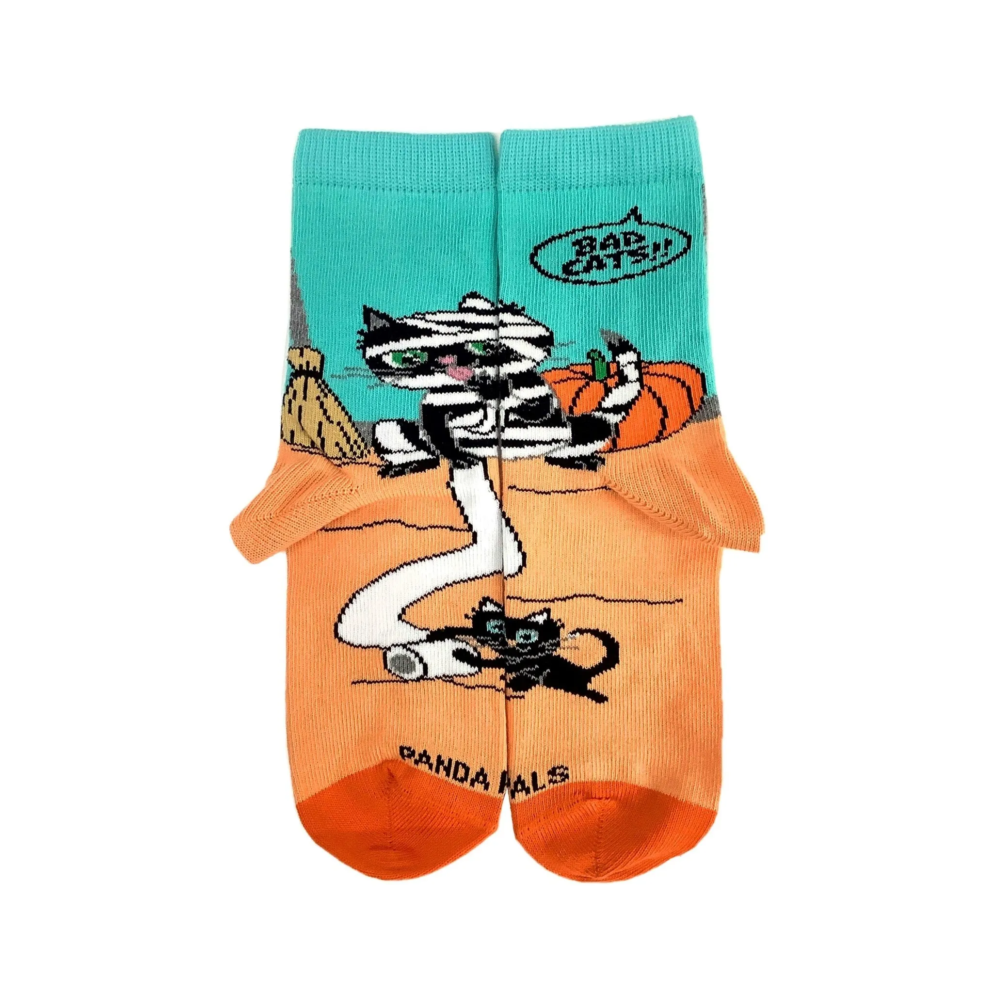 Bad Cat Mummy Socks (Ages 3-7) from the Sock Panda