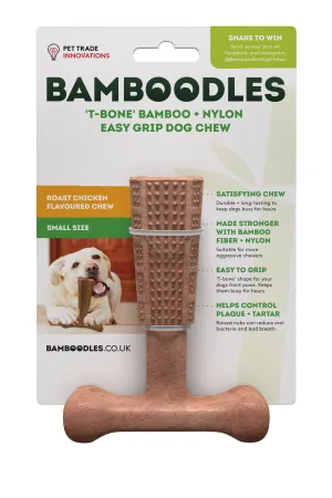 Bamboodles T-bone Chicken Flavour Dog Toys