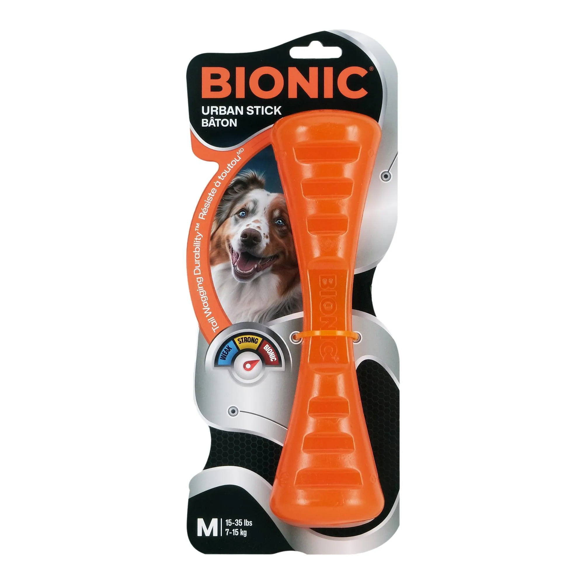 Bionic Rubber Urban Stick Dog Toy