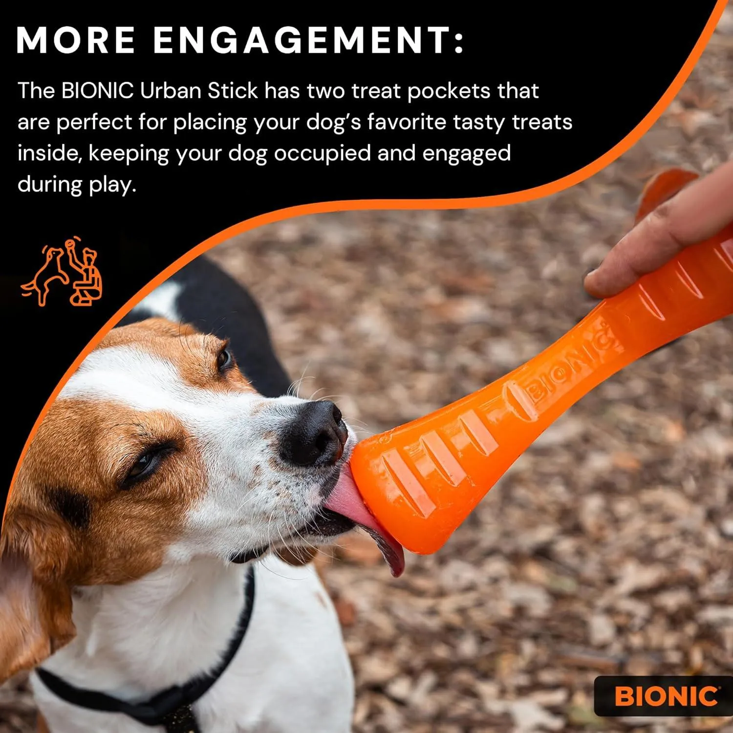 Bionic Rubber Urban Stick Dog Toy