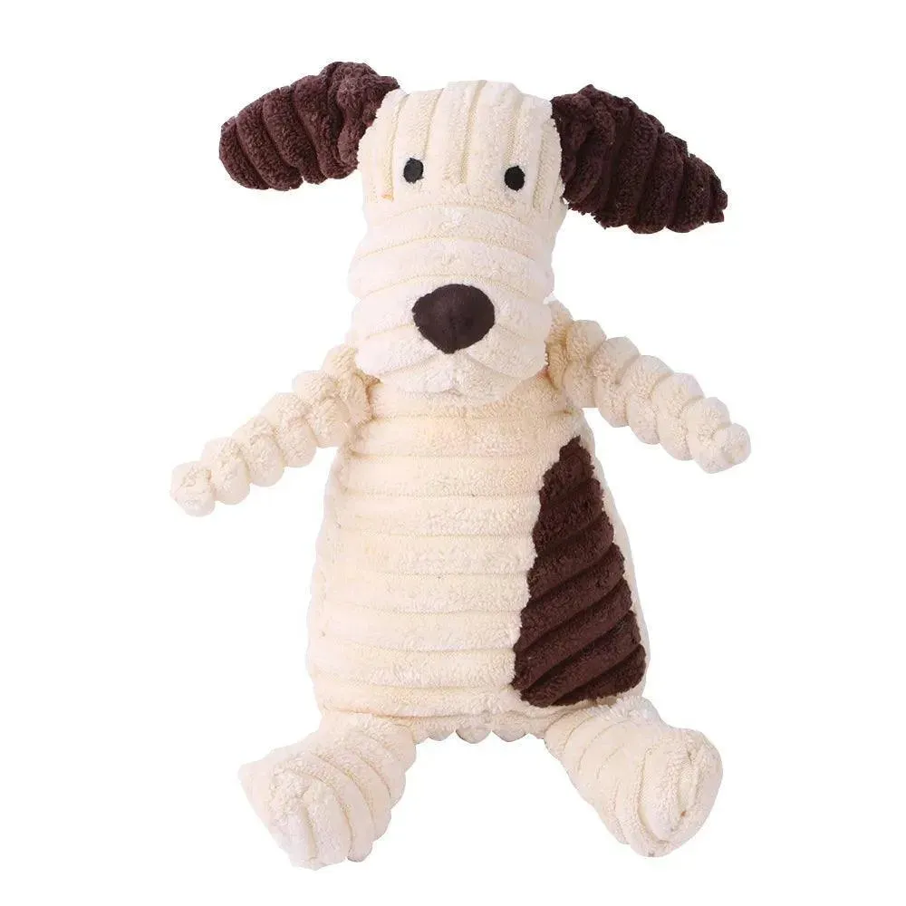 Bite-Resistant Squeaky Plush Dog Toys