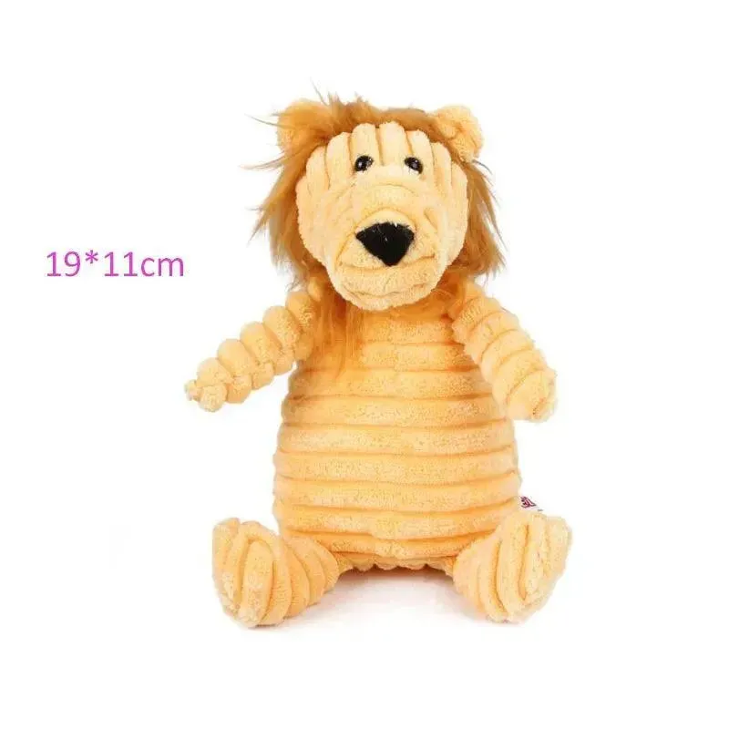 Bite-Resistant Squeaky Plush Dog Toys