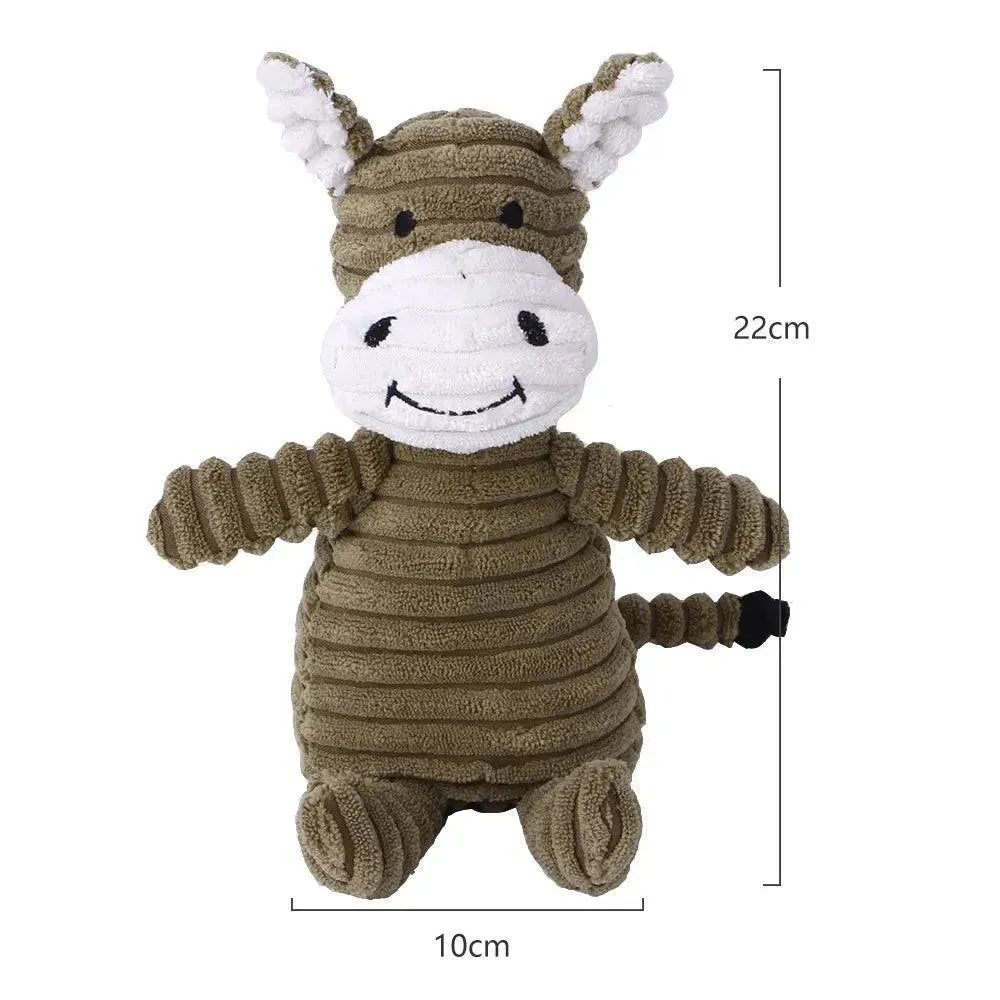 Bite-Resistant Squeaky Plush Dog Toys