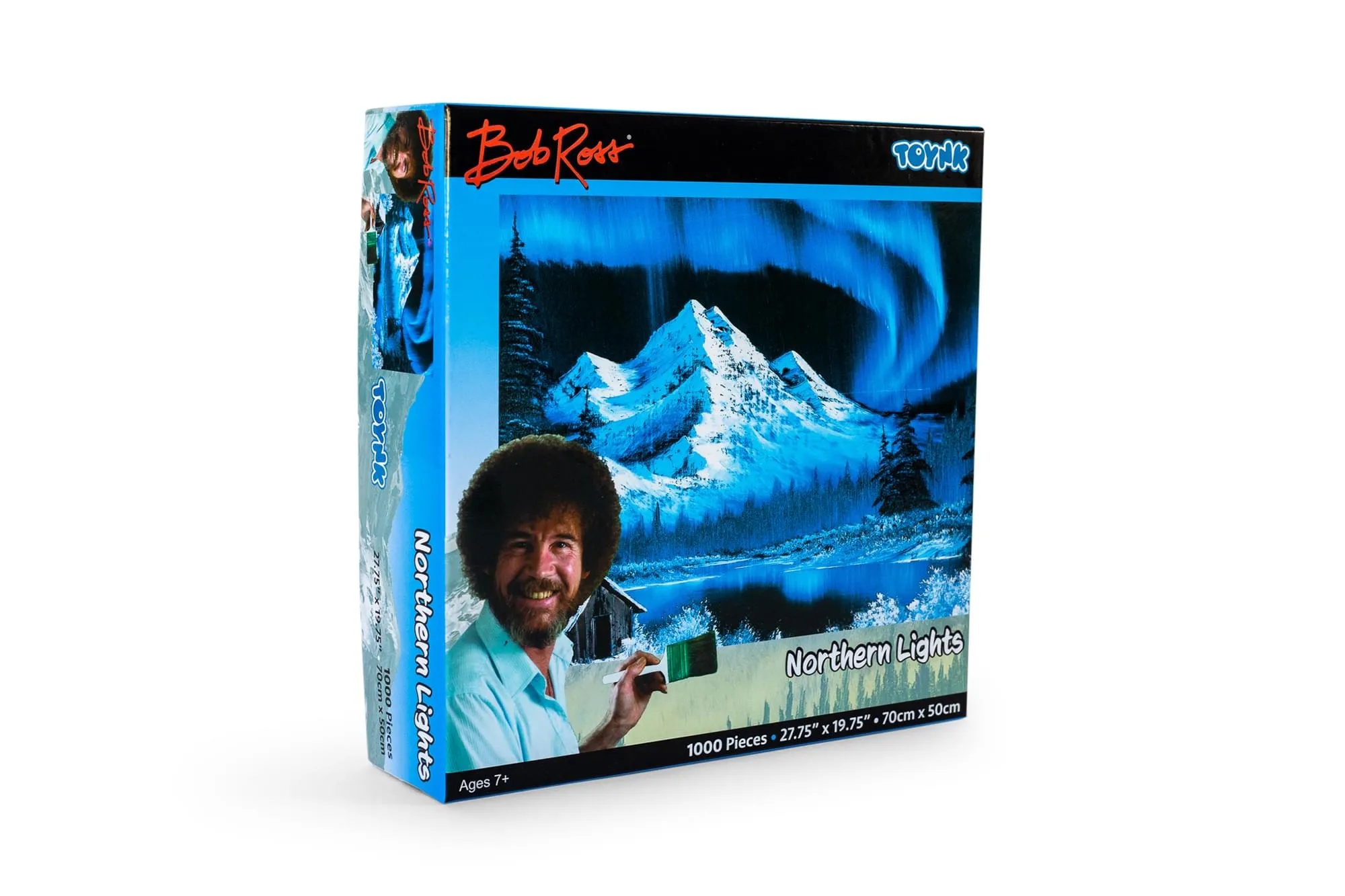 Bob Ross Northern Lights Aurora Borealis Puzzle | 1000 Piece Jigsaw Puzzle