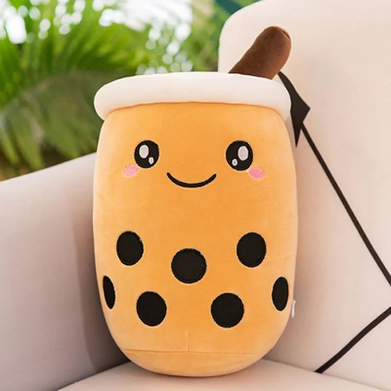 Boba Plush Cute Soft Boba Bubble Tea Stuffed Animal Pillow Plush Toy