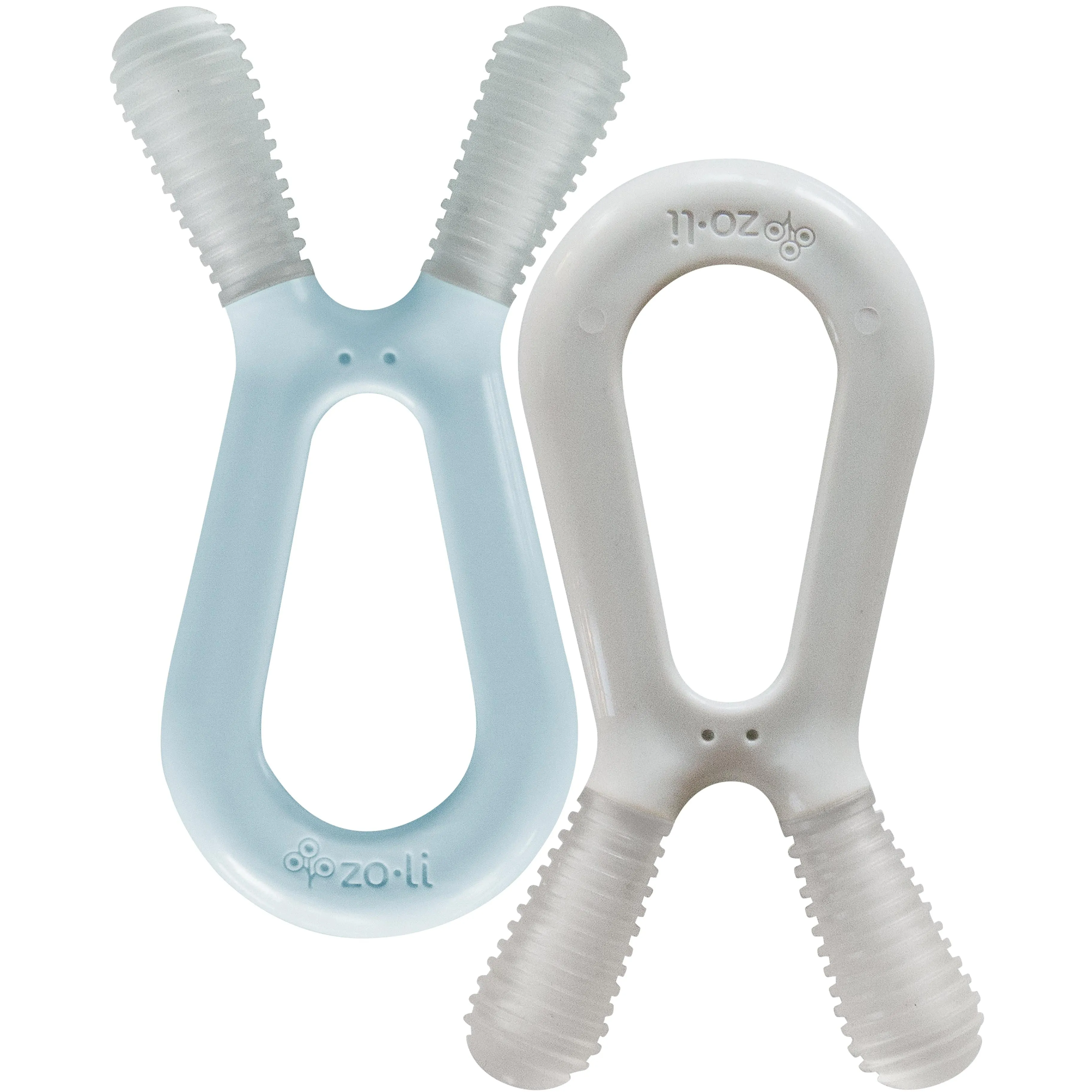 Bunny Teether - Mist Blue   Ash Grey