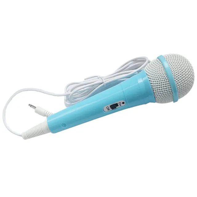 Children's toy Musical instrument microphone with cable Karaoke singing toy funny music Christmas New Year birthday gift for children baby