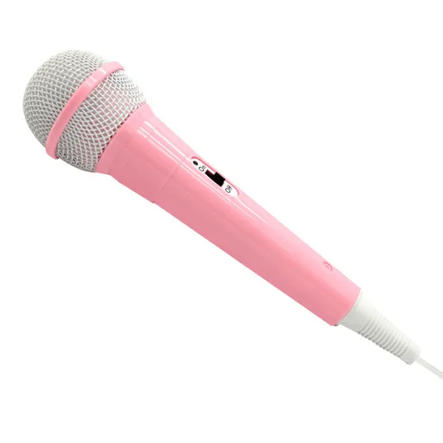 Children's toy Musical instrument microphone with cable Karaoke singing toy funny music Christmas New Year birthday gift for children baby