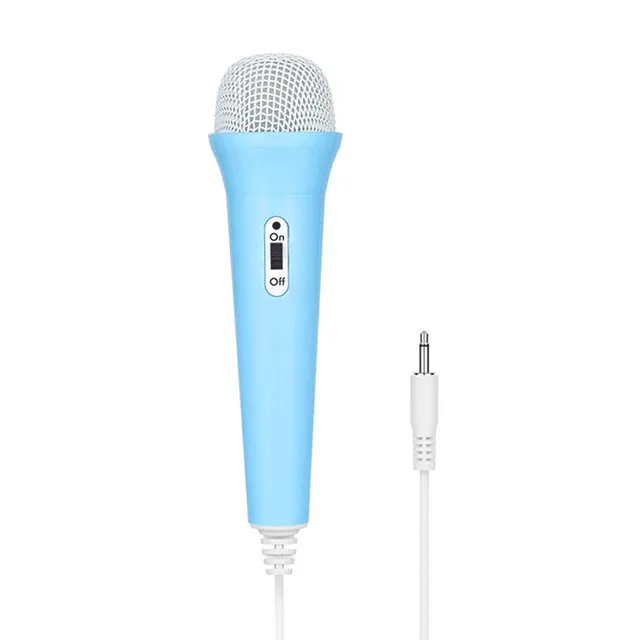 Children's toy Musical instrument microphone with cable Karaoke singing toy funny music Christmas New Year birthday gift for children baby