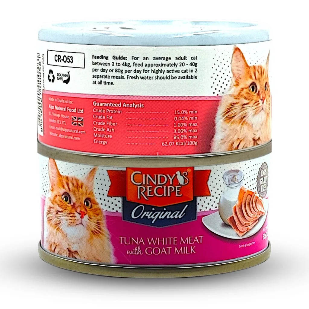 Cindy's Recipe Essential/Original/Delicious Wet Cat Food, 70g pouch, 80g can