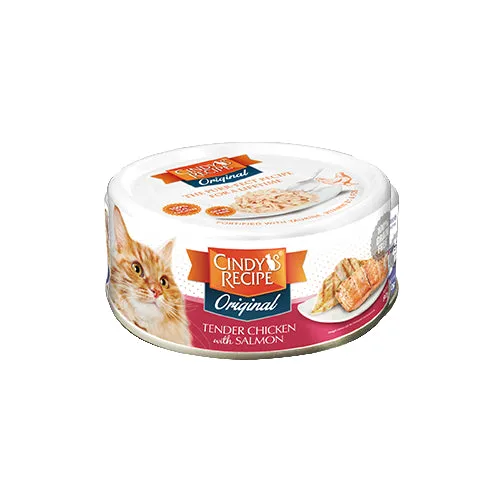 Cindy's Recipe Essential/Original/Delicious Wet Cat Food, 70g pouch, 80g can