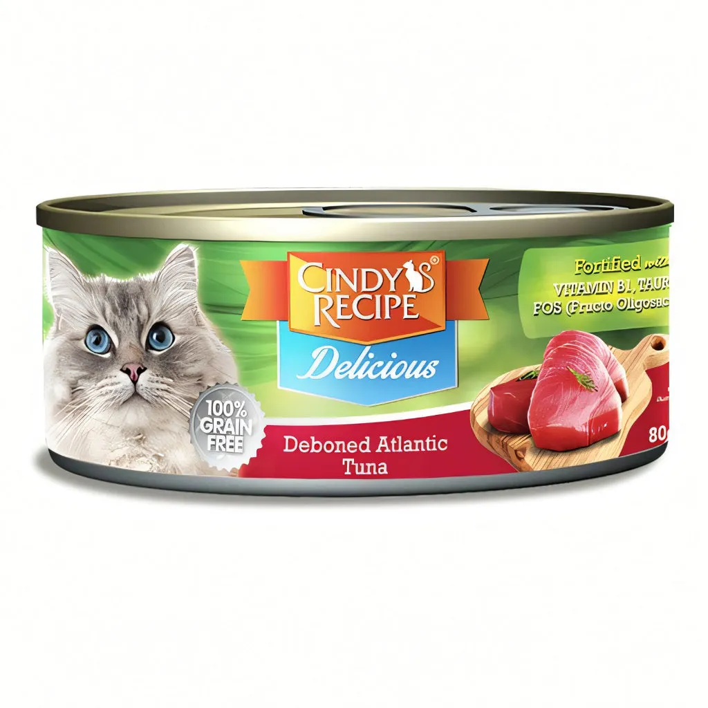 Cindy's Recipe Essential/Original/Delicious Wet Cat Food, 70g pouch, 80g can