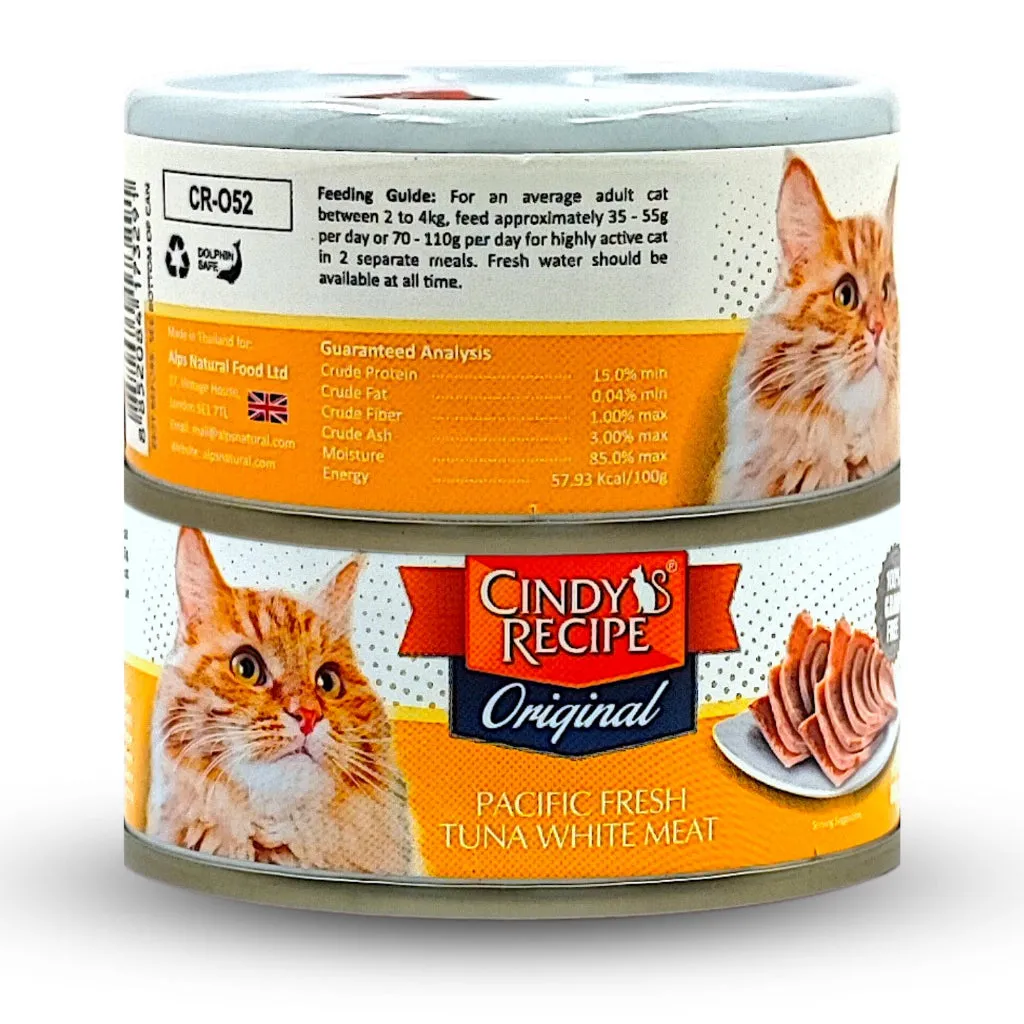 Cindy's Recipe Essential/Original/Delicious Wet Cat Food, 70g pouch, 80g can