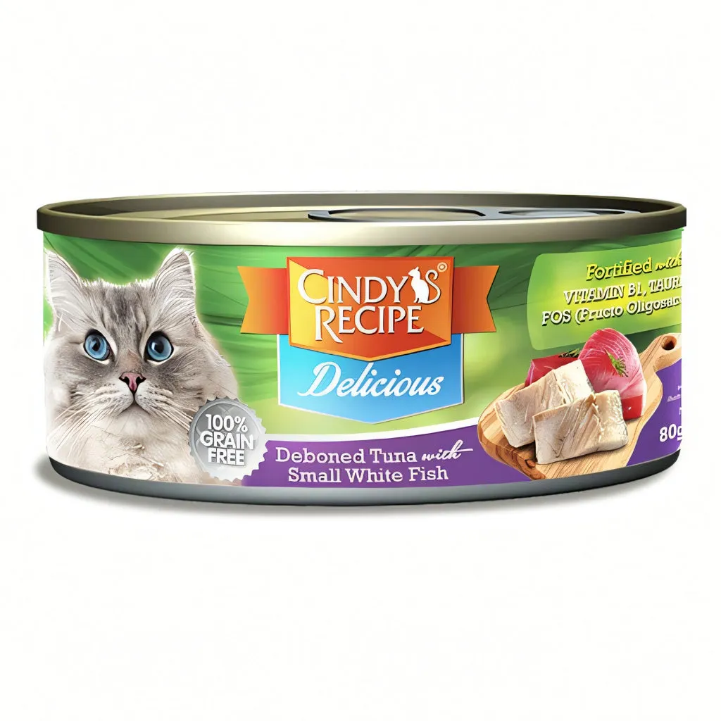 Cindy's Recipe Essential/Original/Delicious Wet Cat Food, 70g pouch, 80g can