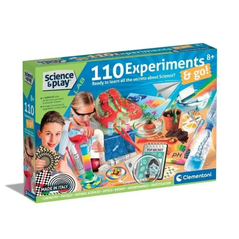 Clementoni Science & Play Lab 110 Experiments Set