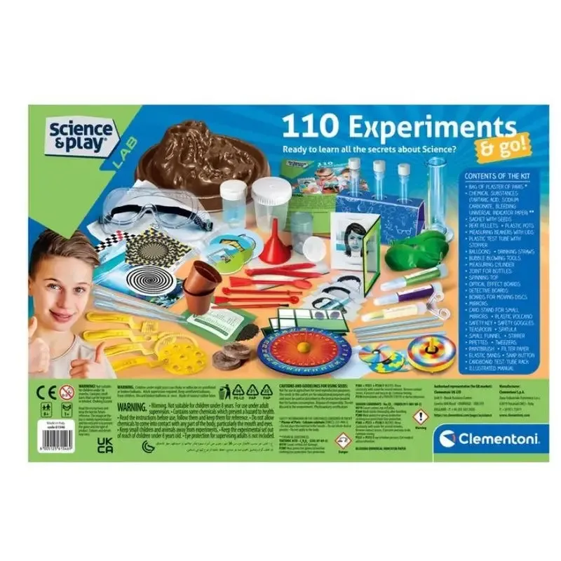 Clementoni Science & Play Lab 110 Experiments Set