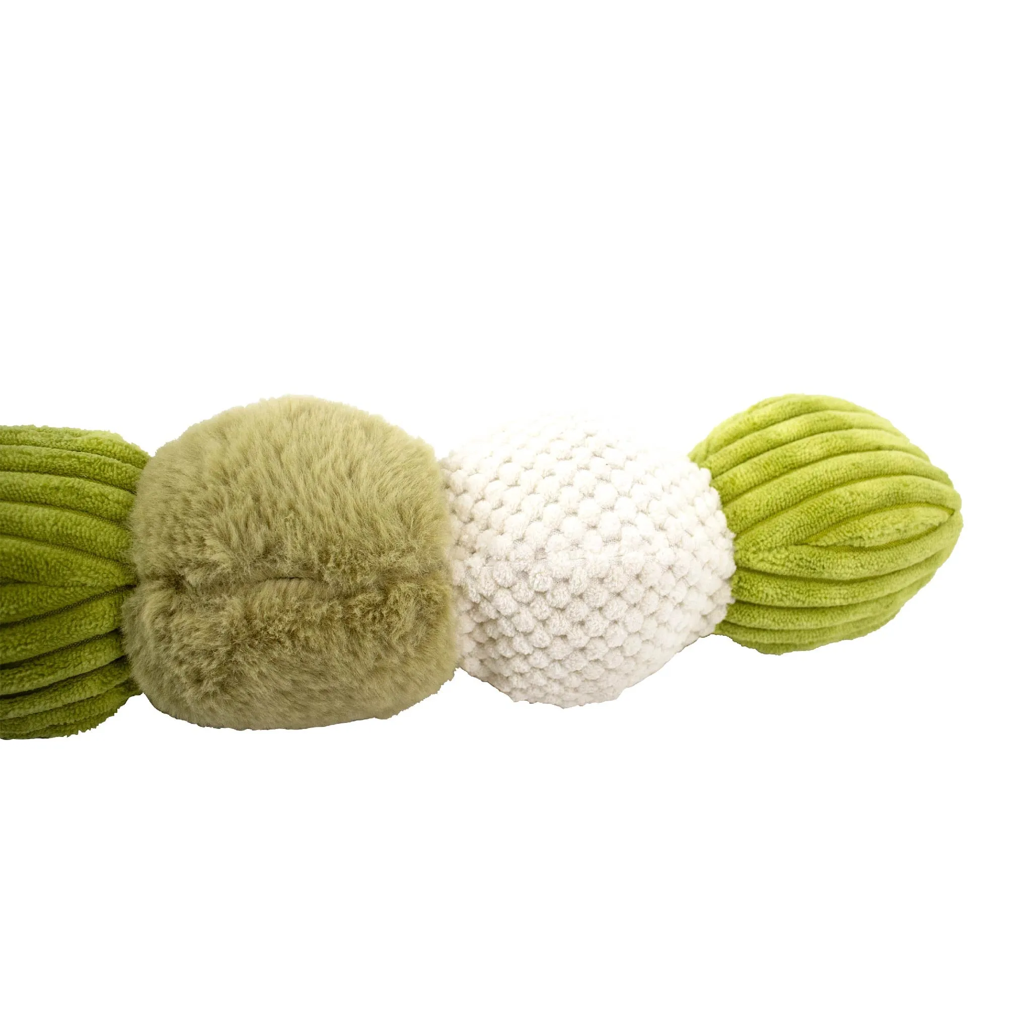 Craig the Tough Hemp Caterpillar Dog Toy: Durable Squeaky Balls, Crinkle Material for Interactive Play, Eco-Friendly Hemp Antennas, Reduces Boredom & Destructive Behavior