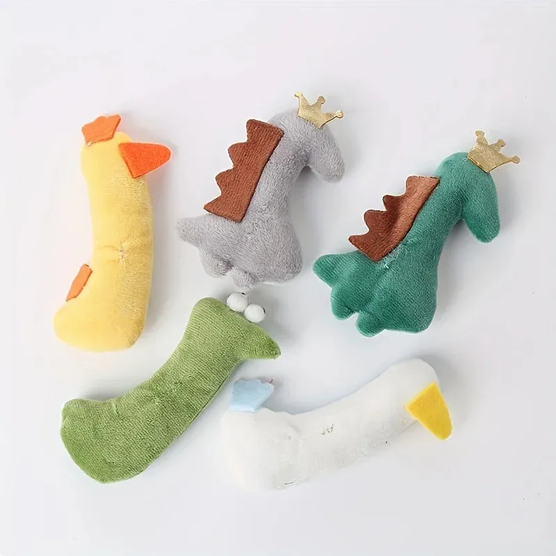 Cute Plush Catnip Toys for Cats - Interactive and Fun Chewable Pillows for Kittens and Dogs