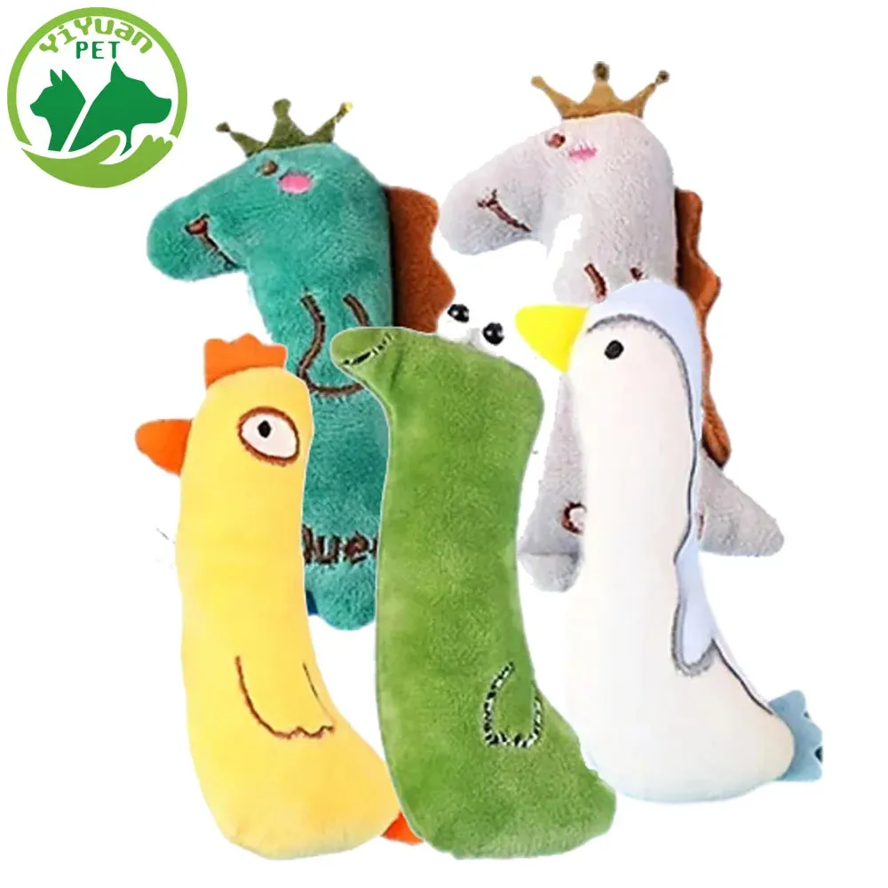 Cute Plush Catnip Toys for Cats - Interactive and Fun Chewable Pillows for Kittens and Dogs