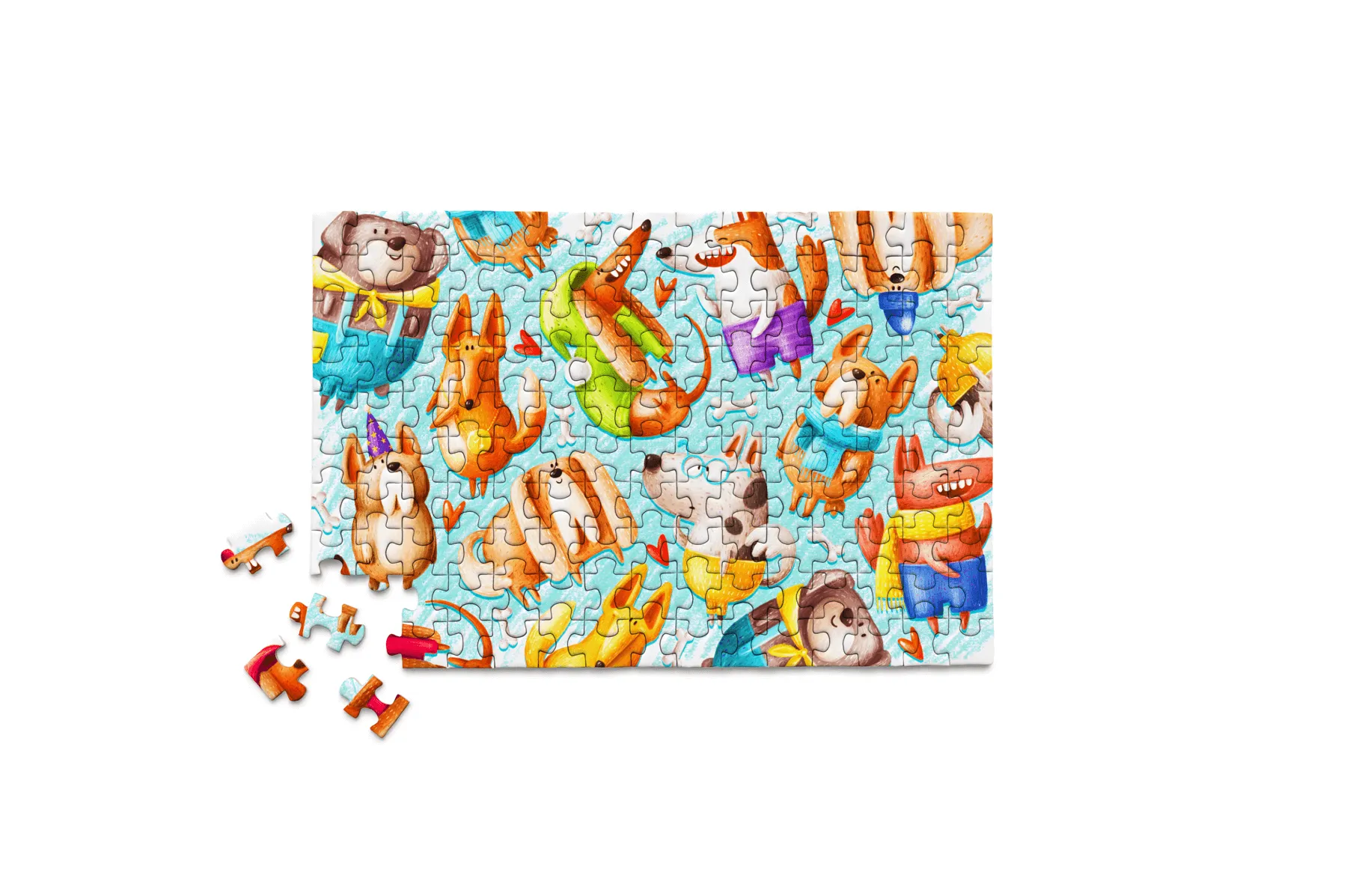 Dog Gone It Mini Jigsaw Puzzle