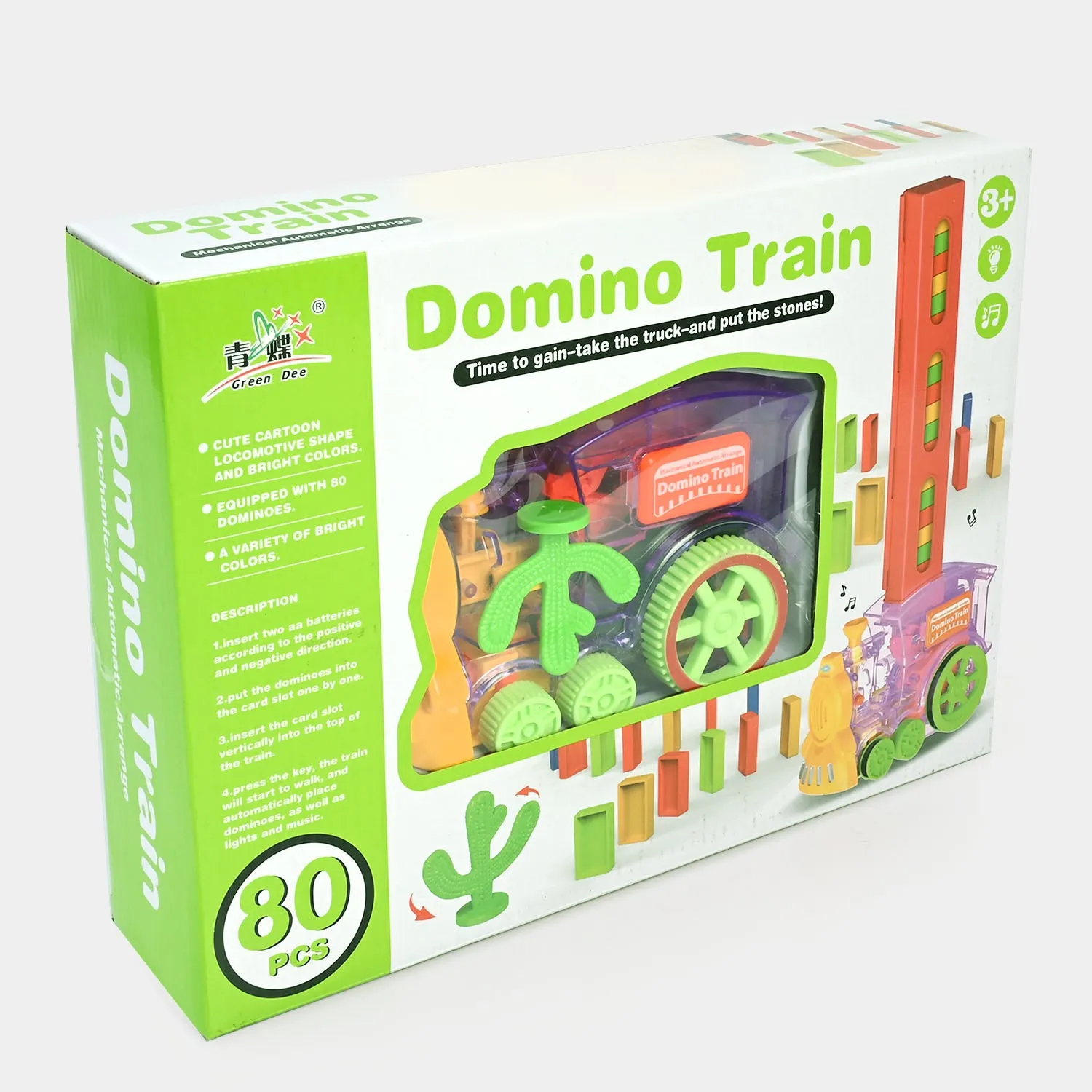 Domino Train With Light & Music Toy For Kids