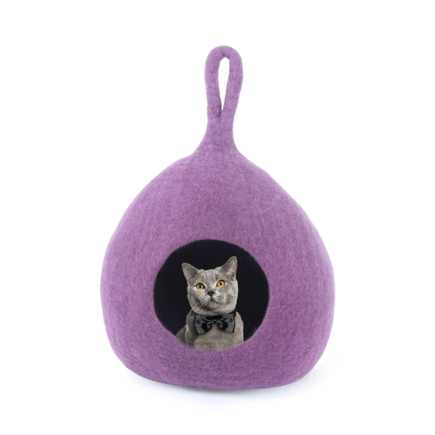 Felt Cat Cave, Indoor Cat House, Wool Cat Cave