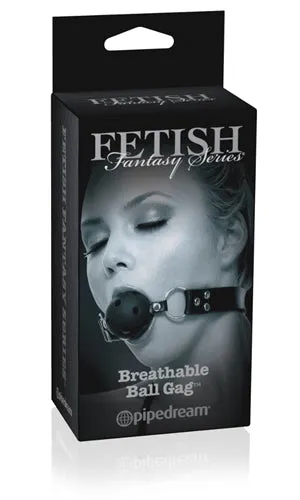 Fetish Fantasy Fun: Breathable Ball Gag with Adjustable Strap