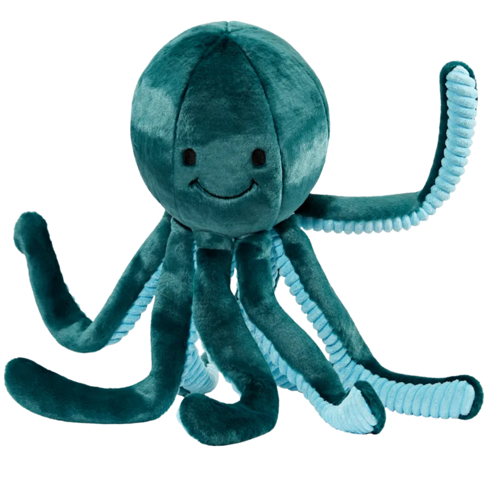 Fluff & Tuff Stevie Octopus Plush Dog Toy