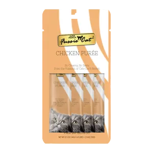 Fussie Cat Chicken Purée 0.5-oz, 4-Pack, Cat Treat