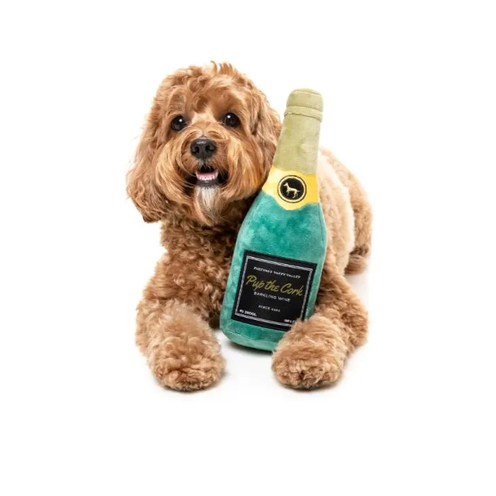 Fuzzyard | Pup The Cork Sparkling Wine - Plush Dog Toy