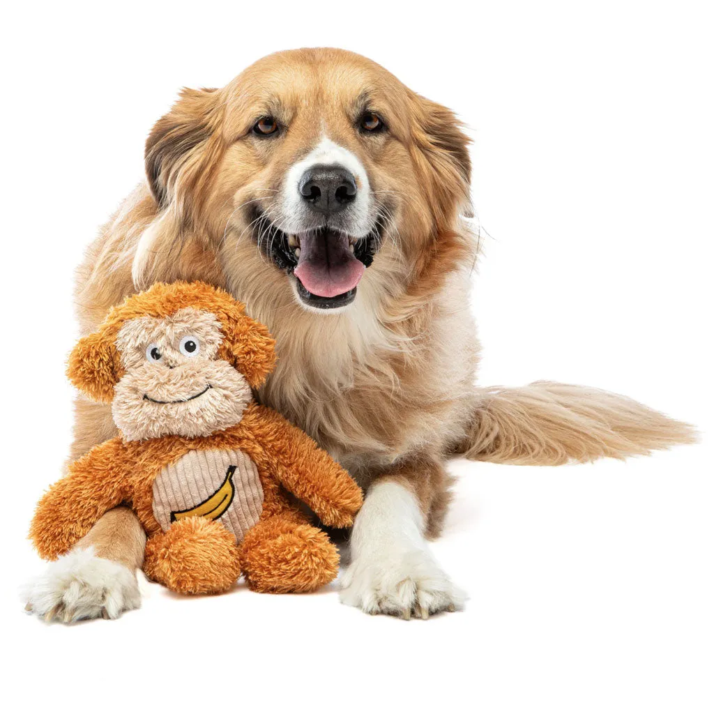 GURU Soft Scents Plush Dog Toy Monkey, Medium