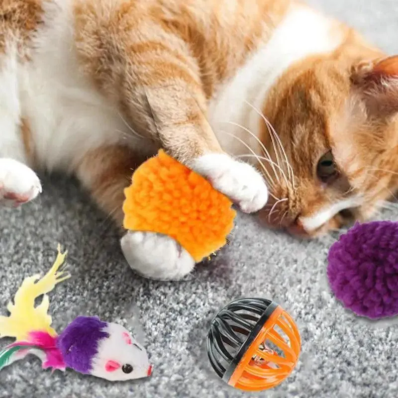 Halloween Pumpkin Catnip Toys