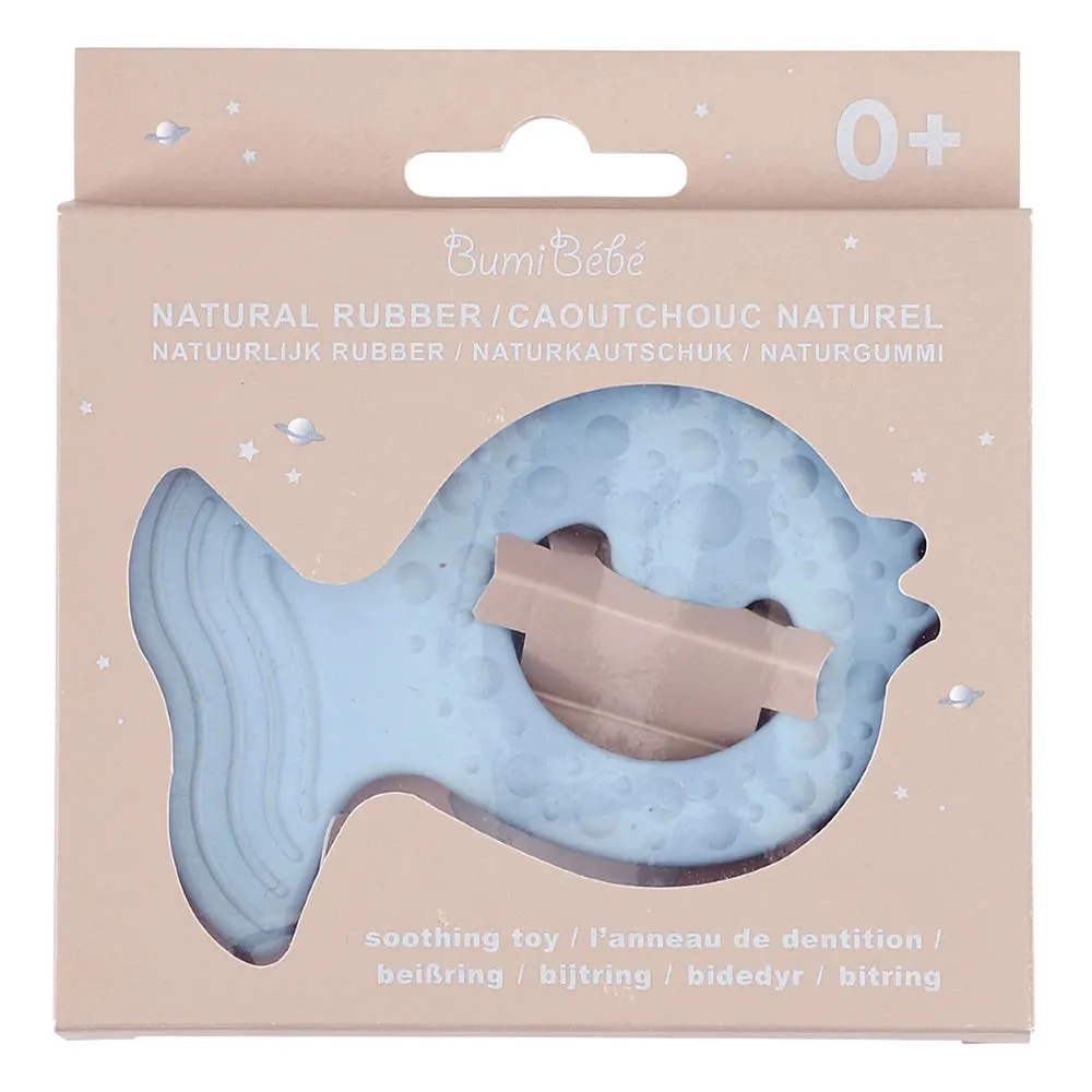 Hevea Bumi Bébé Fish Soothing Toy - Sky Blue