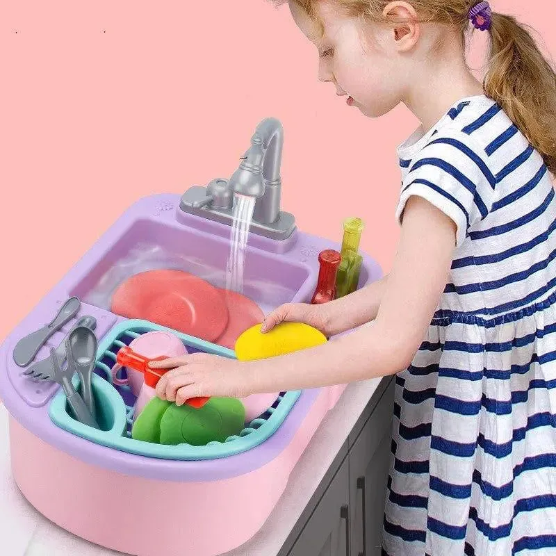 Interactive Dishwasher Toy: Fun Learning for Kids!