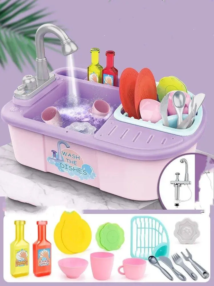 Interactive Dishwasher Toy: Fun Learning for Kids!