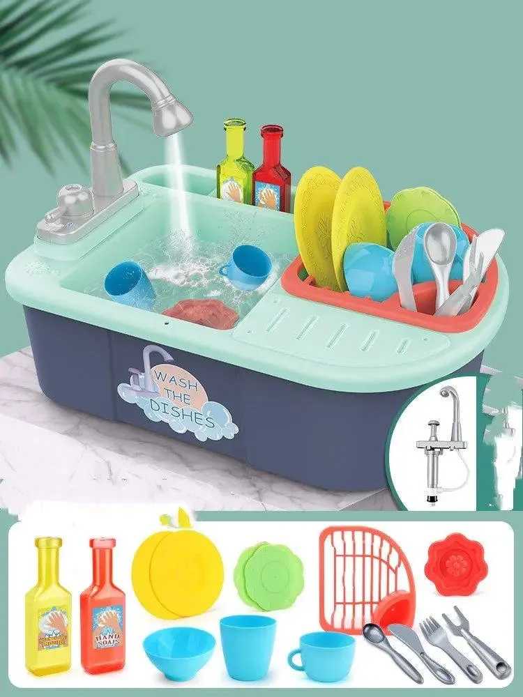 Interactive Dishwasher Toy: Fun Learning for Kids!