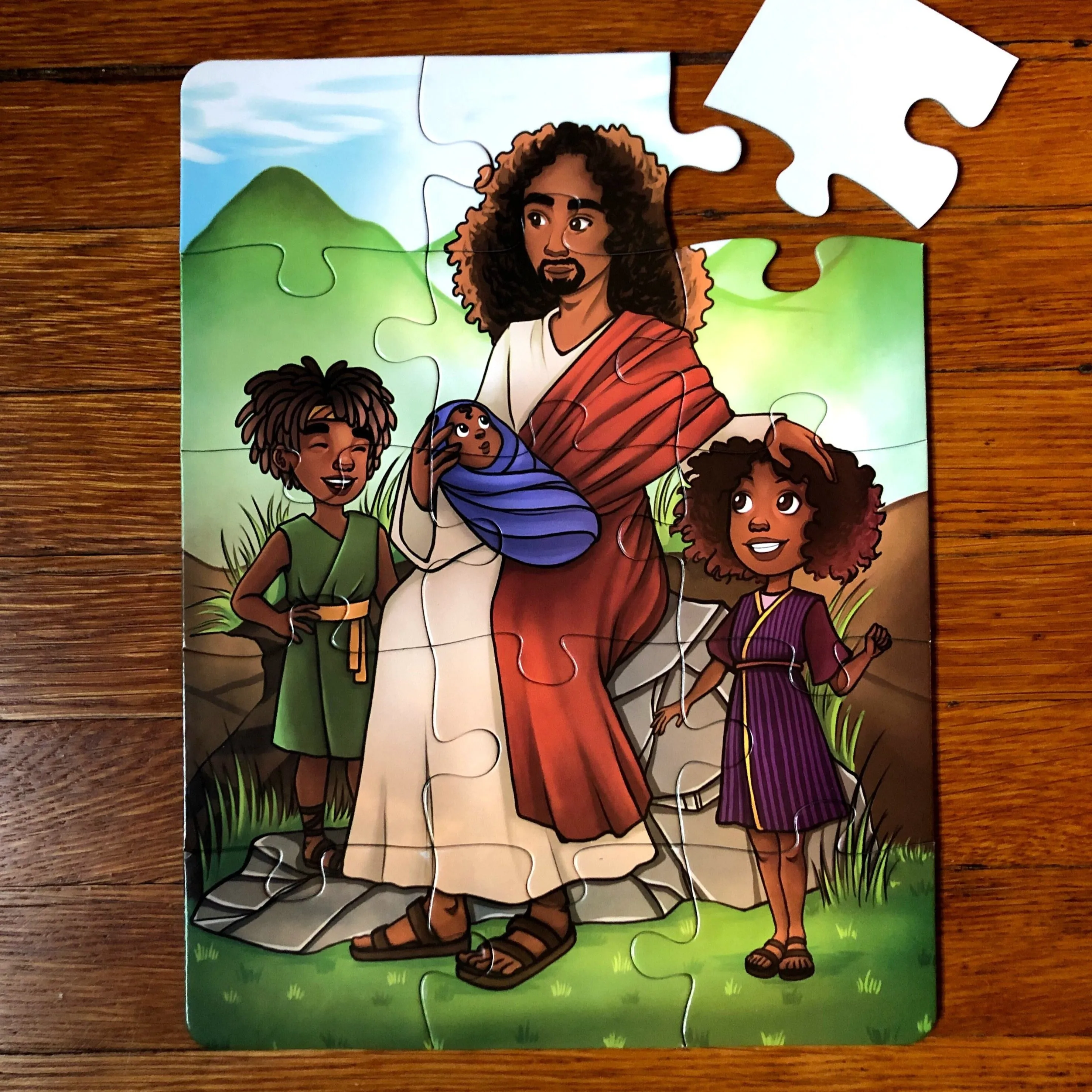 Jesus' Kids Puzzle (9in x 12in w/15 pieces)