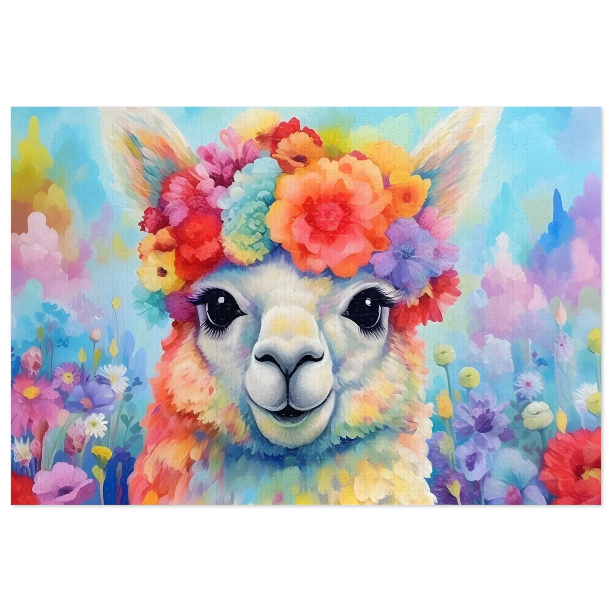 Jigsaw Puzzle, Llama, Personalised/Non-Personalised (30, 110, 252, 500,1000-Piece)