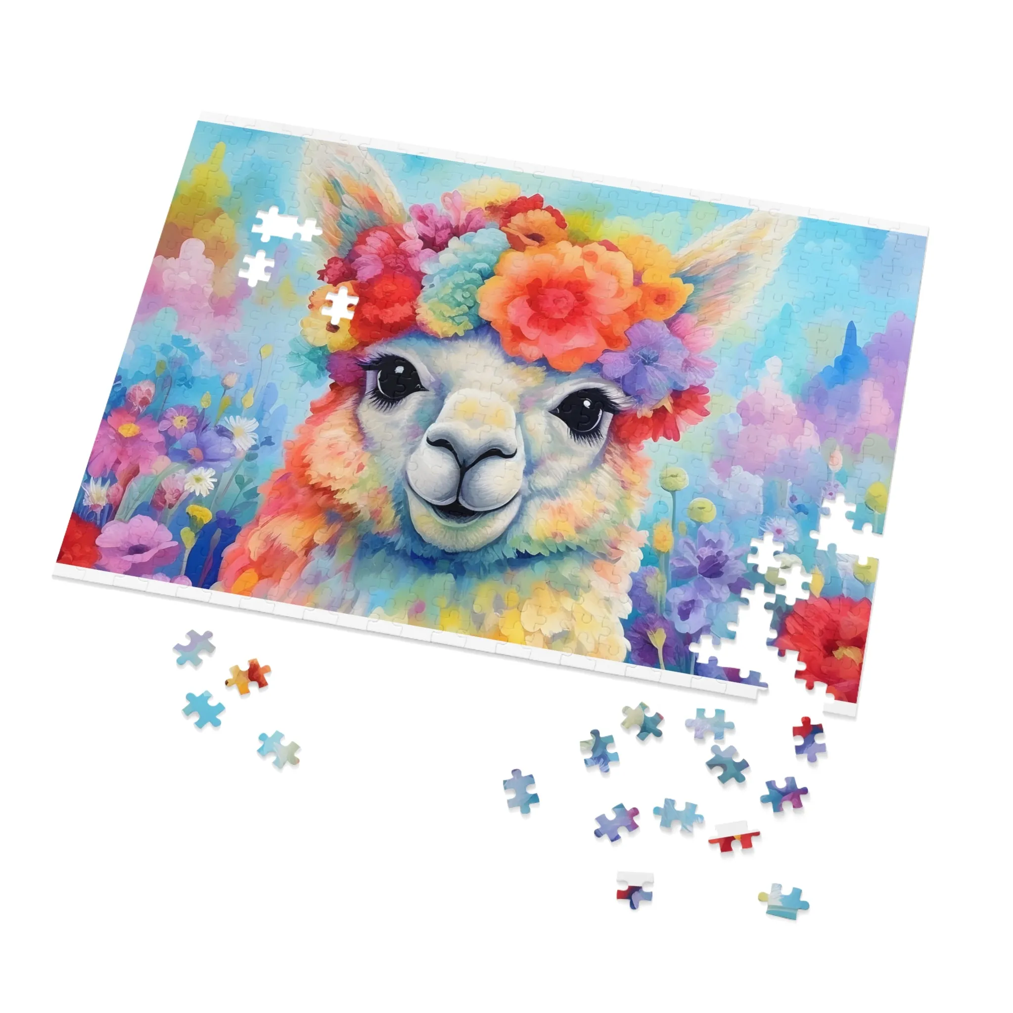 Jigsaw Puzzle, Llama, Personalised/Non-Personalised (30, 110, 252, 500,1000-Piece)