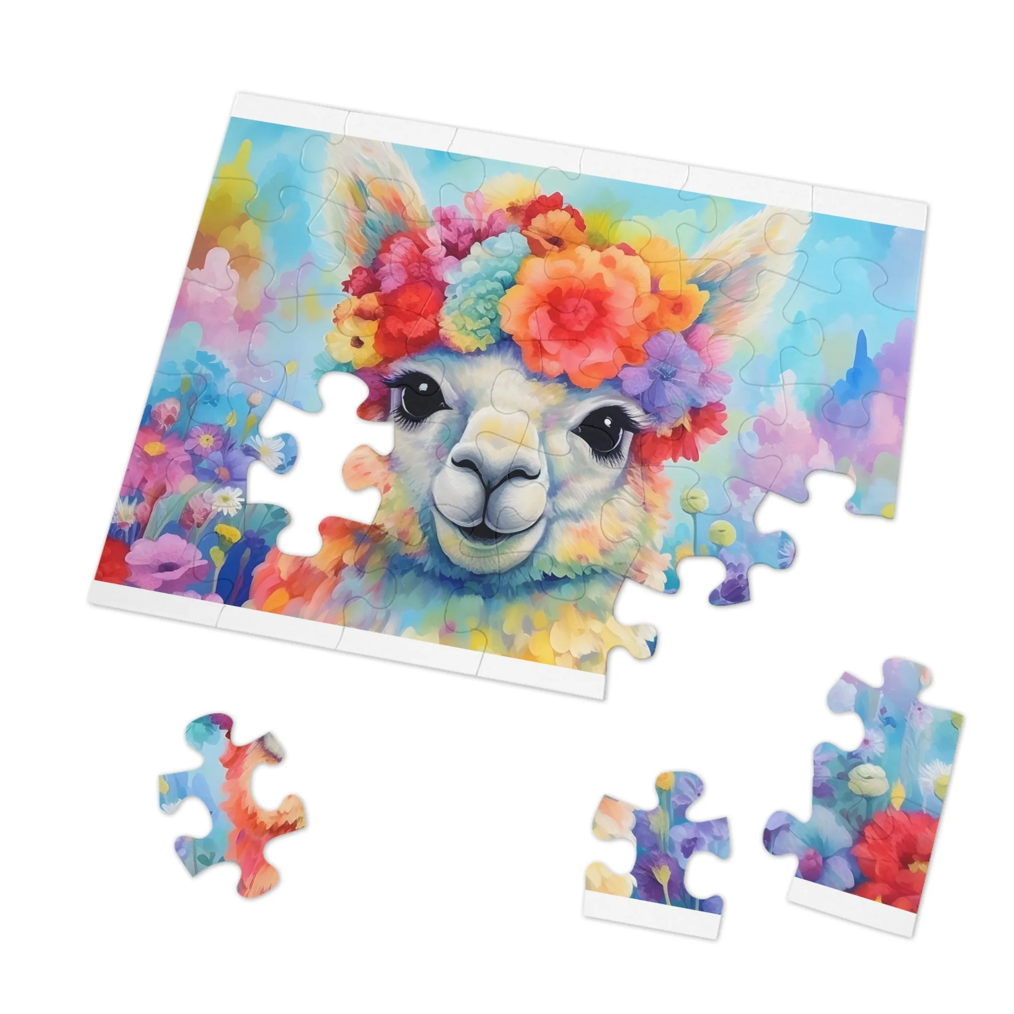 Jigsaw Puzzle, Llama, Personalised/Non-Personalised (30, 110, 252, 500,1000-Piece)