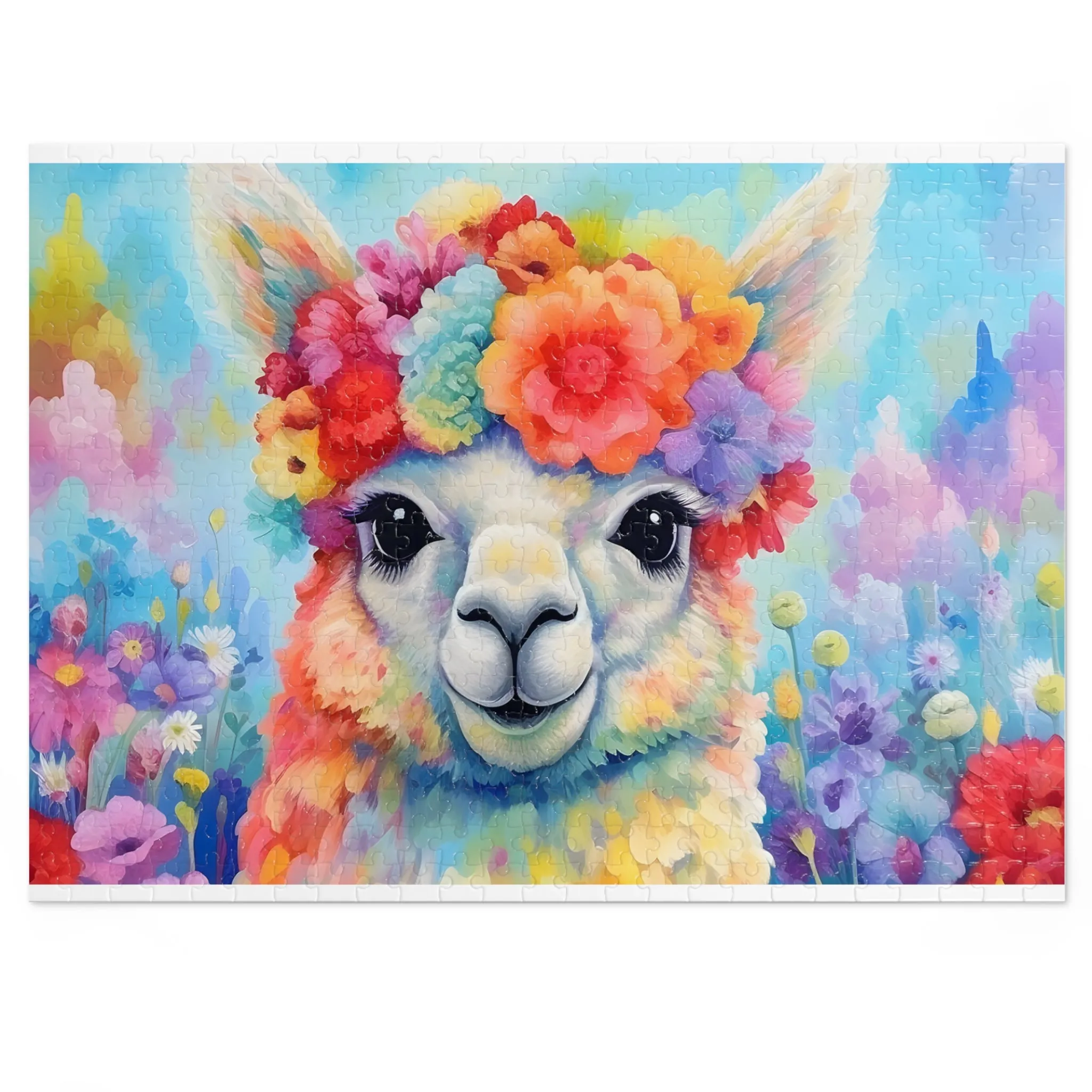 Jigsaw Puzzle, Llama, Personalised/Non-Personalised (30, 110, 252, 500,1000-Piece)